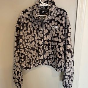 The North Face girls, size M, leopard fleece Osilita